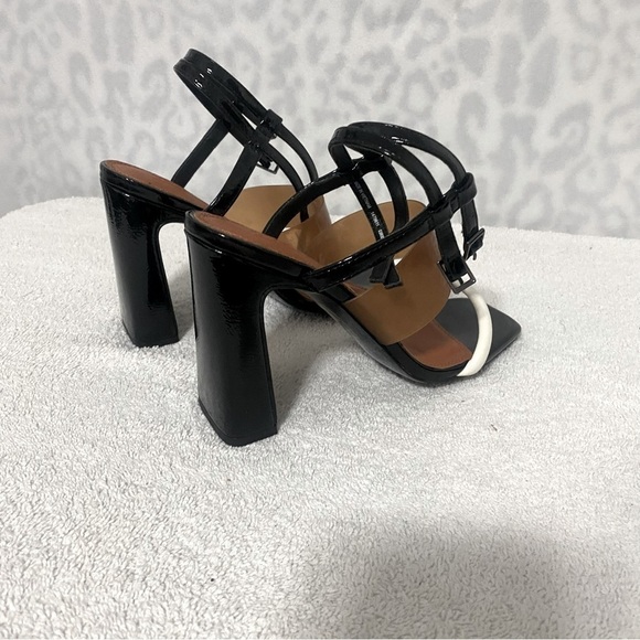 ASOS DESIGN Women’s Native Triple Strap Block Heeled Sandals Size UK 3/US 5 NWOT - Picture 2 of 10